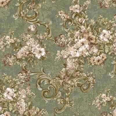 Modern Floral Wallpaper - Code 1008-4 : Green