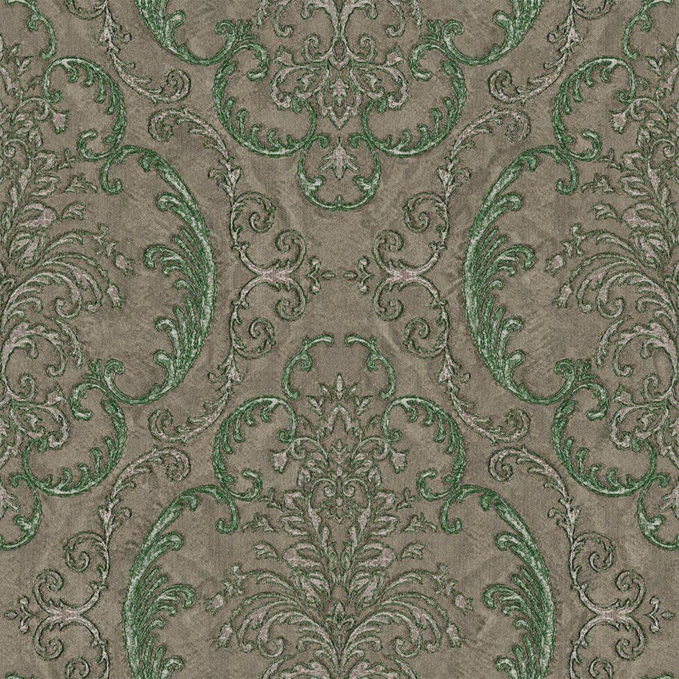 Damask Wallpaper Green Code 1312-4 - Image 4