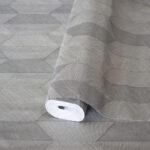 Modern Geometric Design Wallpaper Gray Code 1501-4
