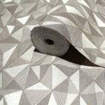 Geometric Modern Design Wallpaper Gray Code 23204-3