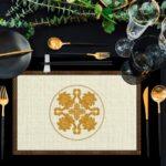 Black Placemat Collection. Code ASK2114