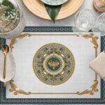 White, Blue Placemat Collection. Code ASK2111