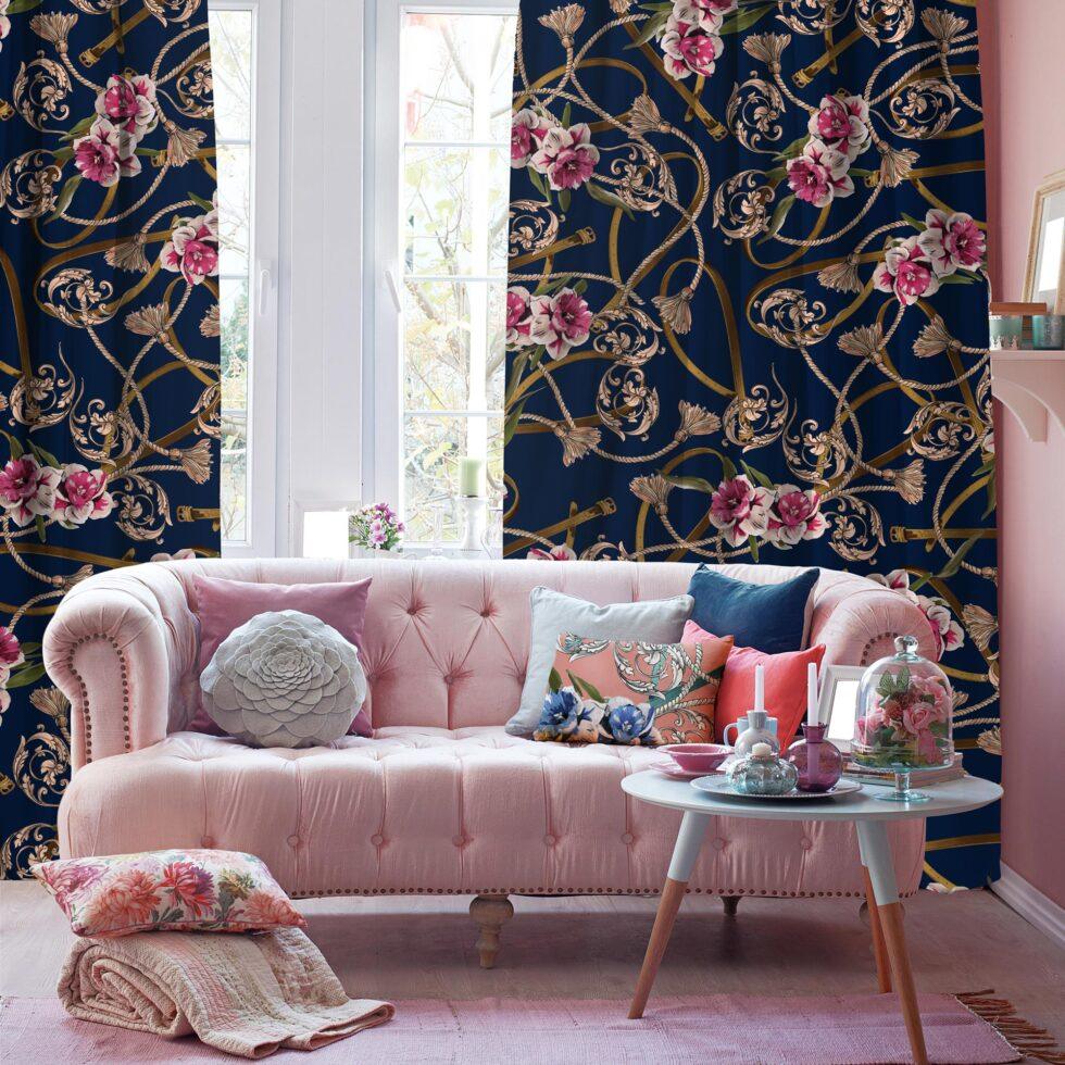 AdaHome Eyelet Curtains Collection Available in a Variety of Martials and Multicoloured - Code P210 - Image 2