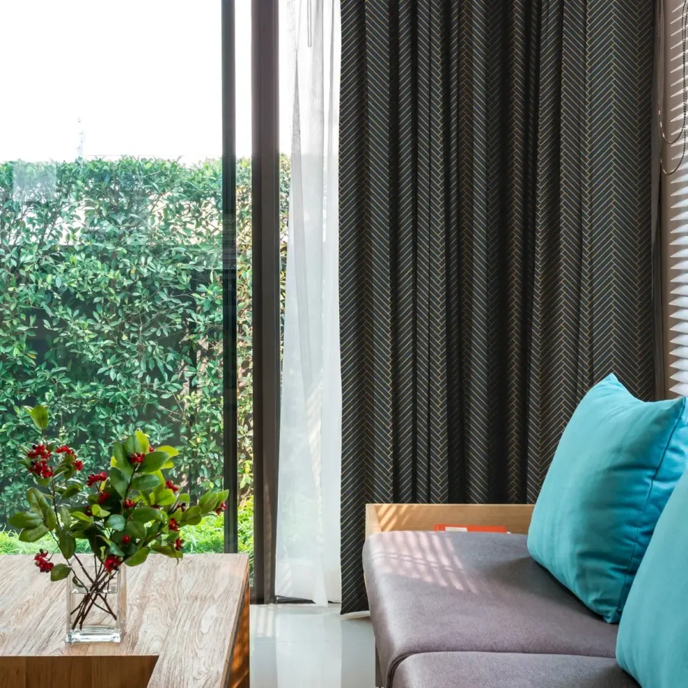 AdaHome Eyelet Curtains Collection Available in a Variety of Martials and Multicoloured - Code P212 - Image 3