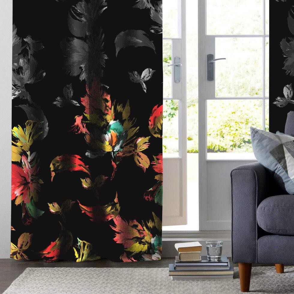 AdaHome Eyelet Curtains Collection Available in a Variety of Martials and Multicoloured - Code P209