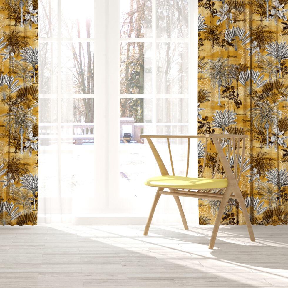 AdaHome Eyelet Curtains Collection Available in a Variety of Martials and Multicoloured - Code P208 - Image 3