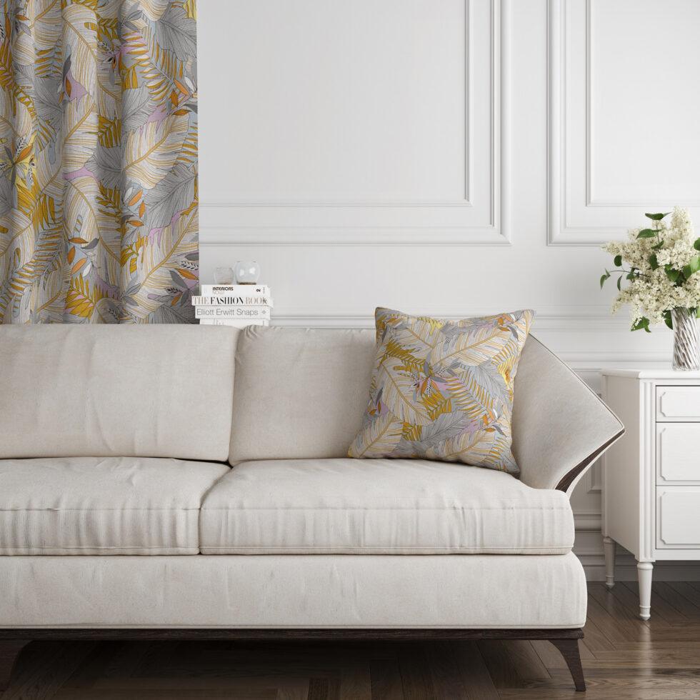 AdaHome Eyelet Curtains Collection Available in a Variety of Martials and Multicoloured - Code P207