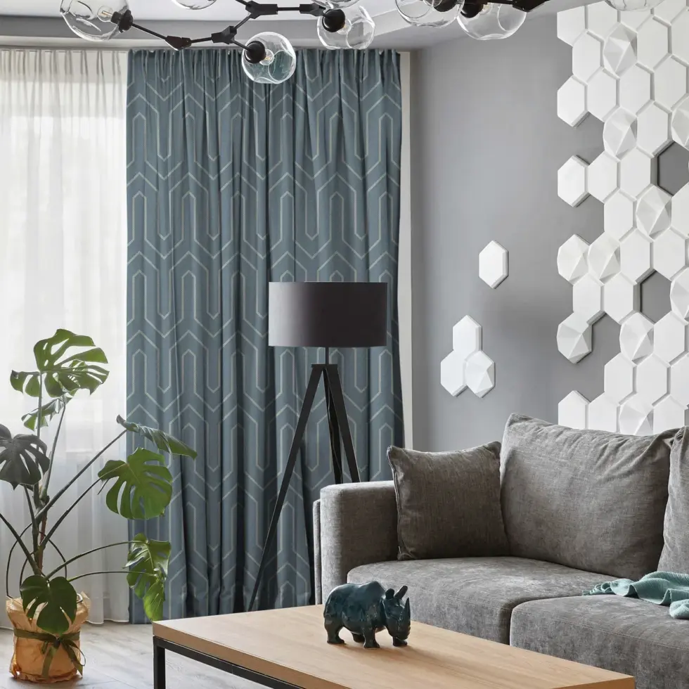 AdaHome Eyelet Curtains Collection Available in a Variety of Martials and Multicoloured - Code P213