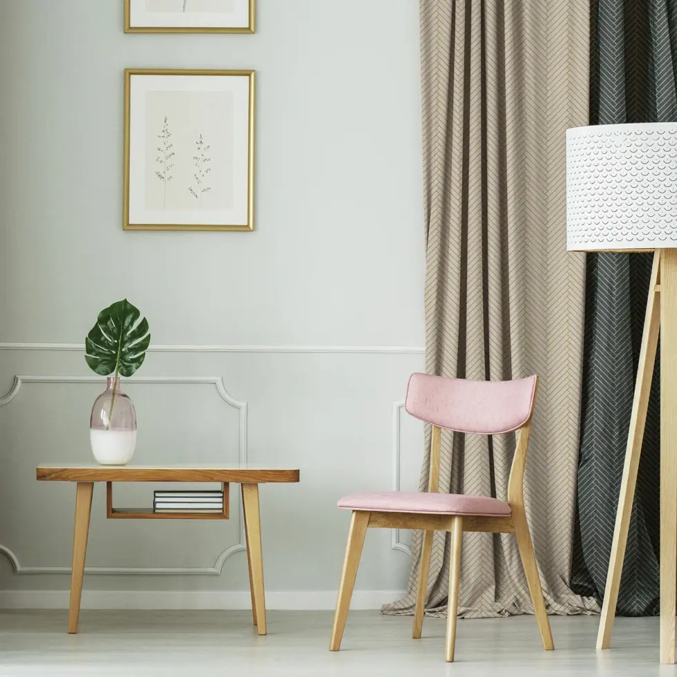 AdaHome Eyelet Curtains Collection Available in a Variety of Martials and Multicoloured - Code P212 - Image 5