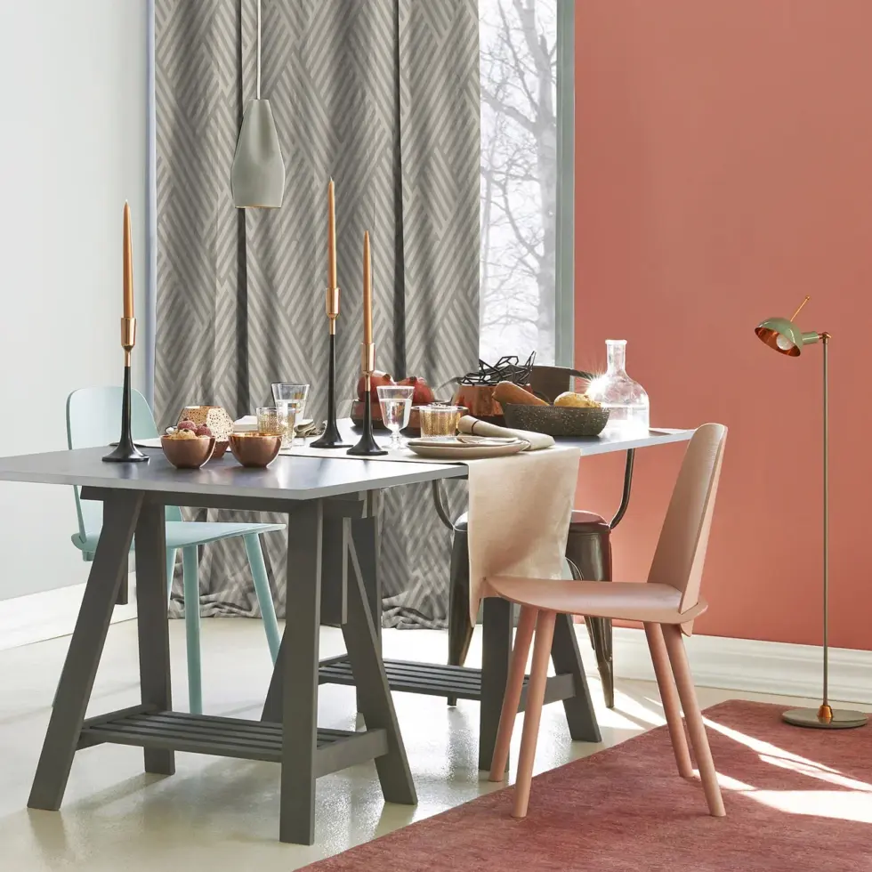 AdaHome Eyelet Curtains Collection Available in a Variety of Martials and Multicoloured - Code P216 - Image 4
