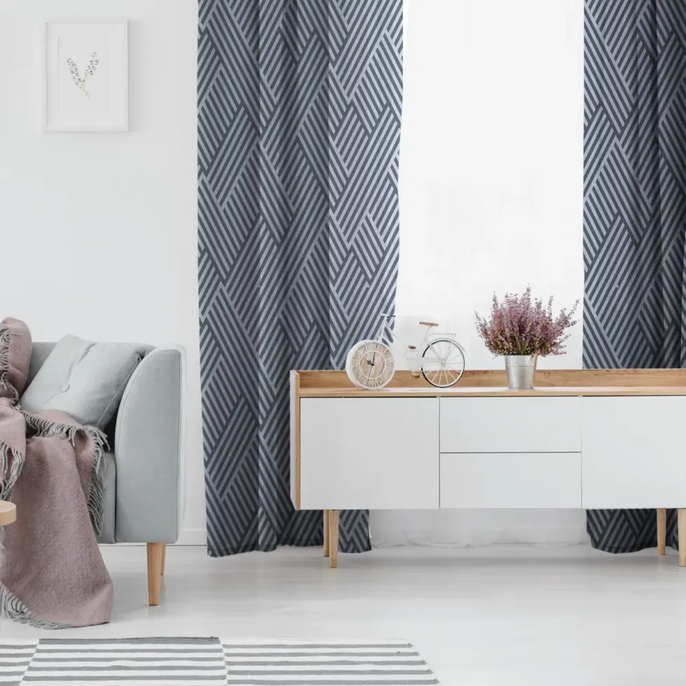 AdaHome Eyelet Curtains Collection Available in a Variety of Martials and Multicoloured - Code P216 - Image 3