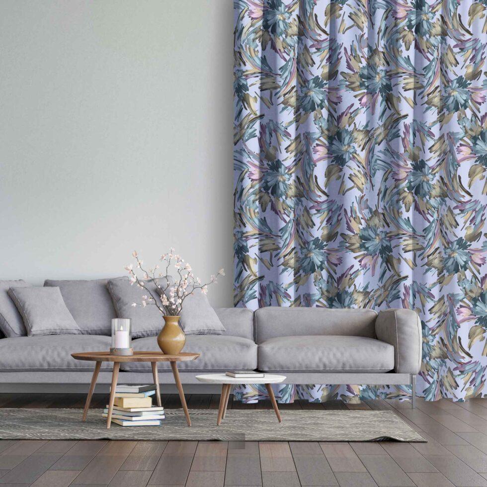 AdaHome Eyelet Curtains Collection Available in a Variety of Martials and Multicoloured - Code P205 - Image 2