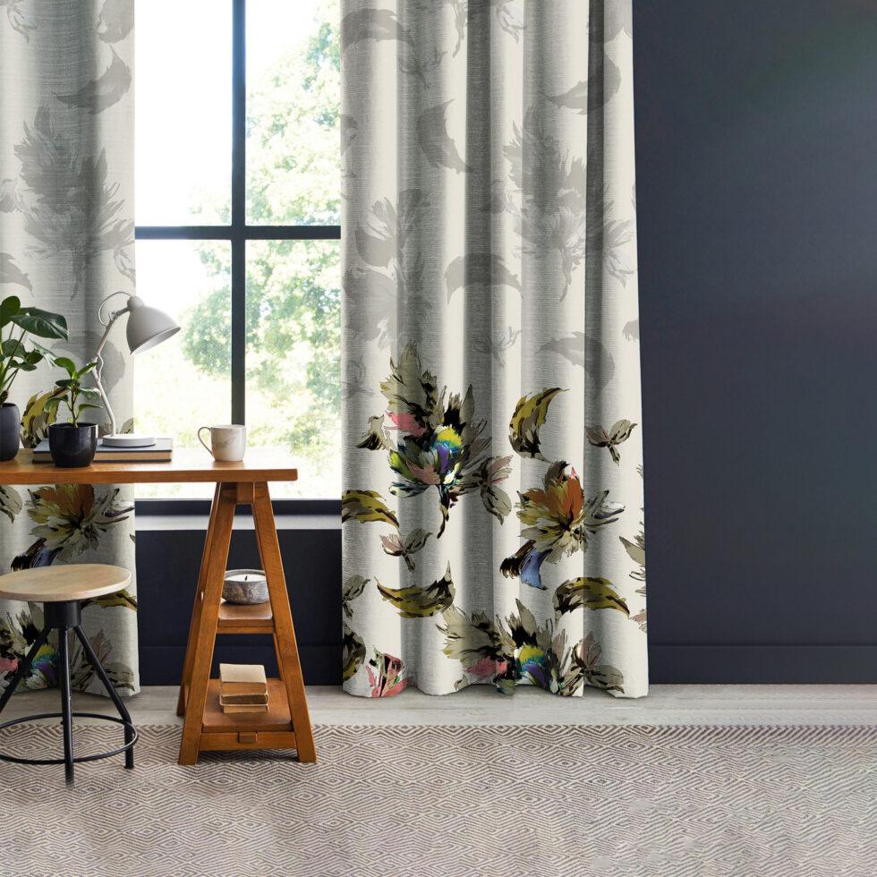 AdaHome Eyelet Curtains Collection Available in a Variety of Martials and Multicoloured - Code P209 - Image 3