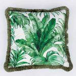 Cushion Cover Collection White, Green Code EY102CC
