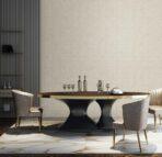 Modern Square Patterned Wallpaper Olive Code 1001-4 - Image 3