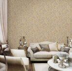 Leaf Pattern Wallpaper Beige Code 1006-1 - Image 3