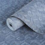 Geometric Design Wallpaper Green Code 1107-4