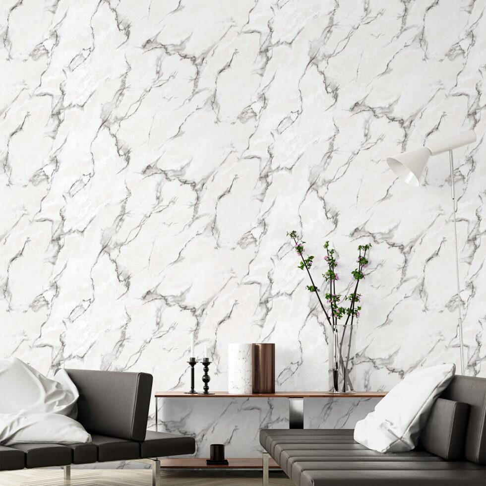 Marble Design Wallpaper Silver Code 1109-2 - Image 2