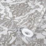 Damask Design Wallpaper Gray Code 1301-3