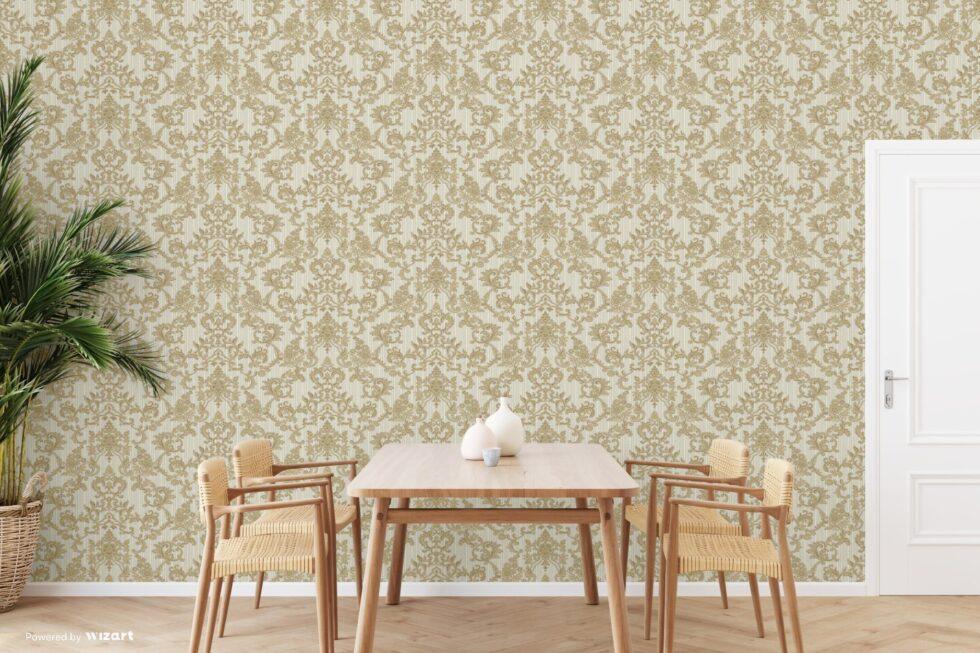 Floral Damask Wallpaper Cream Code 1305-3 - Image 4