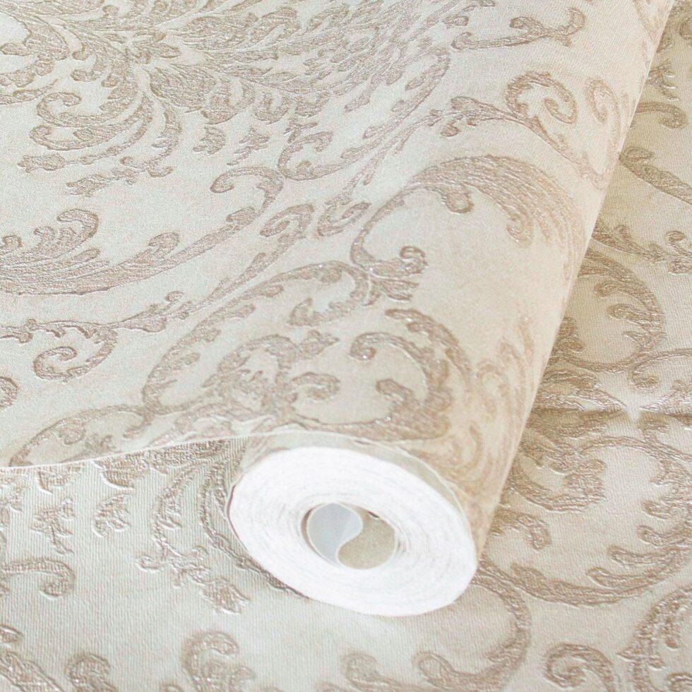 Damask Wallpaper Cream Code 1312-2