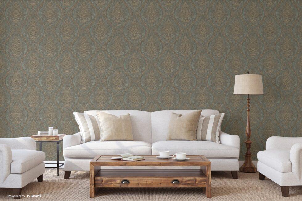 Damask Wallpaper Beige Code 1312-3 - Image 6