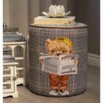 Teddy Bear Pouffe Collection, Gray. Code PUF104