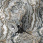 Modern Stone Design Wallpaper Black Code 23102-6
