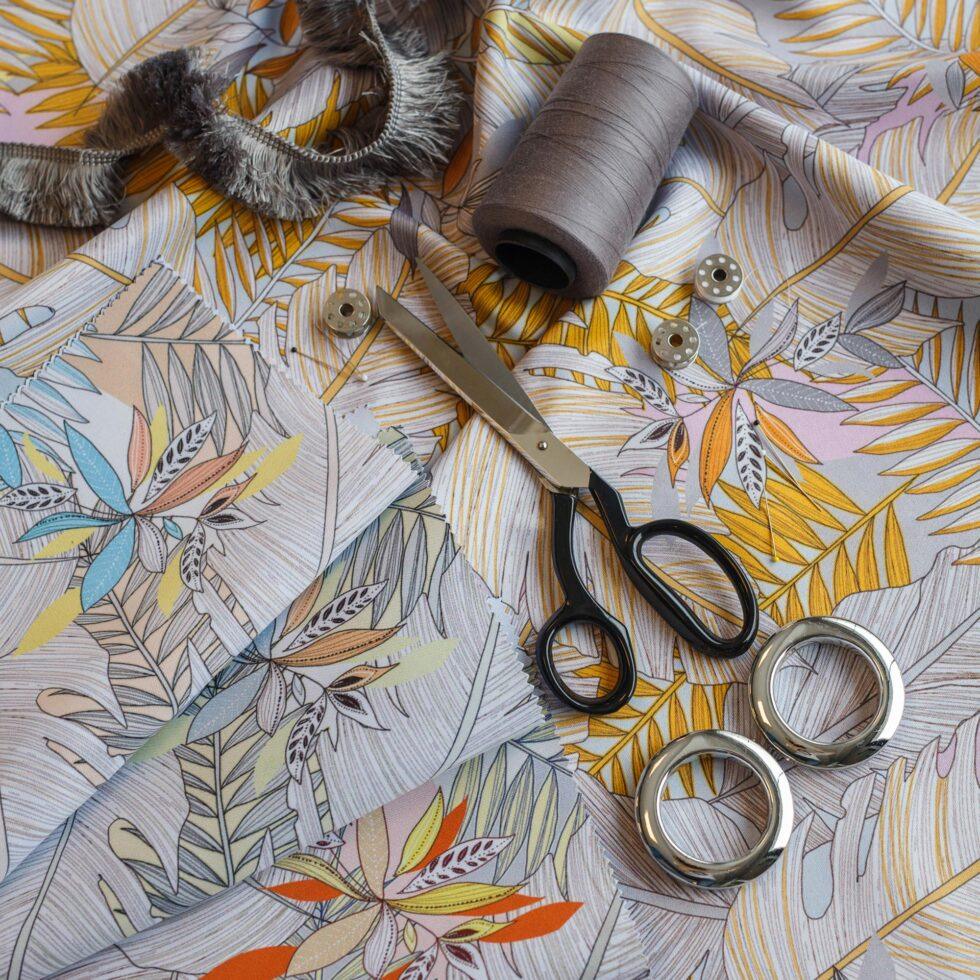 AdaHome Eyelet Curtains Collection Available in a Variety of Martials and Multicoloured - Code P207 - Image 4