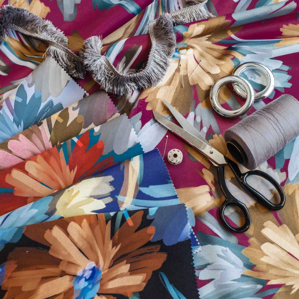 AdaHome Eyelet Curtains Collection Available in a Variety of Martials and Multicoloured - Code P205 - Image 4