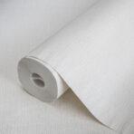 Natural Fabric Burlap Texture Wallpaper White Code 3707-1