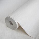 Natural Fabric Burlap Texture Wallpaper White Code 3707-1