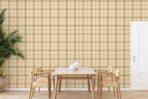 Burberry Textile Inspiration Checkered Pattern Wallpaper Beige Code 3714-2 - Image 3