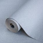 Rough Natural Linen Fabric Pattern Wallpaper Blue Code 3719-5