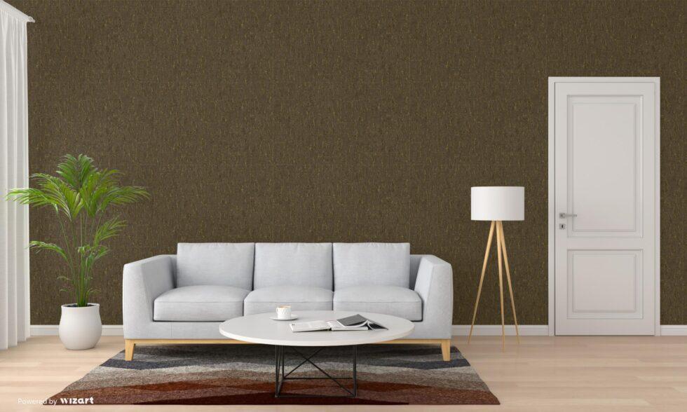 Textured Plain Pattern Wallpaper Light Brown Code 4701-10 - Image 2