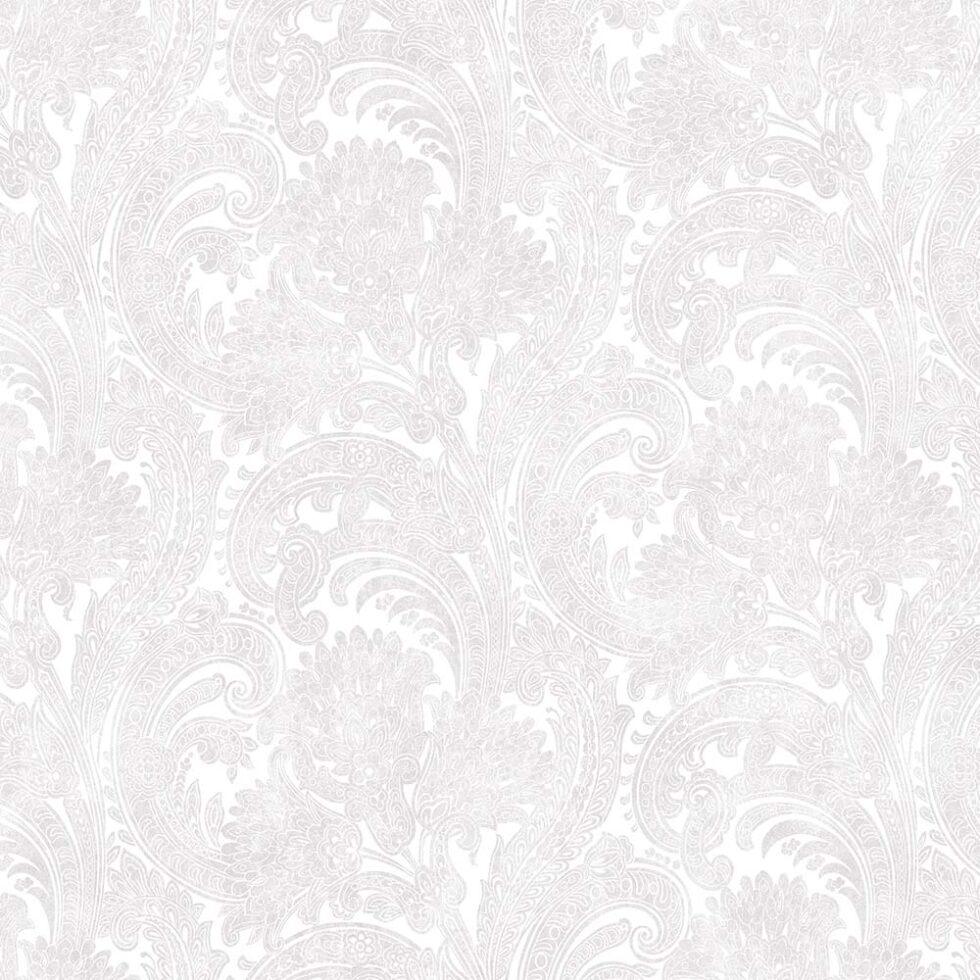 Delicate Classic Paisley Wallpaper White Code 4710-1