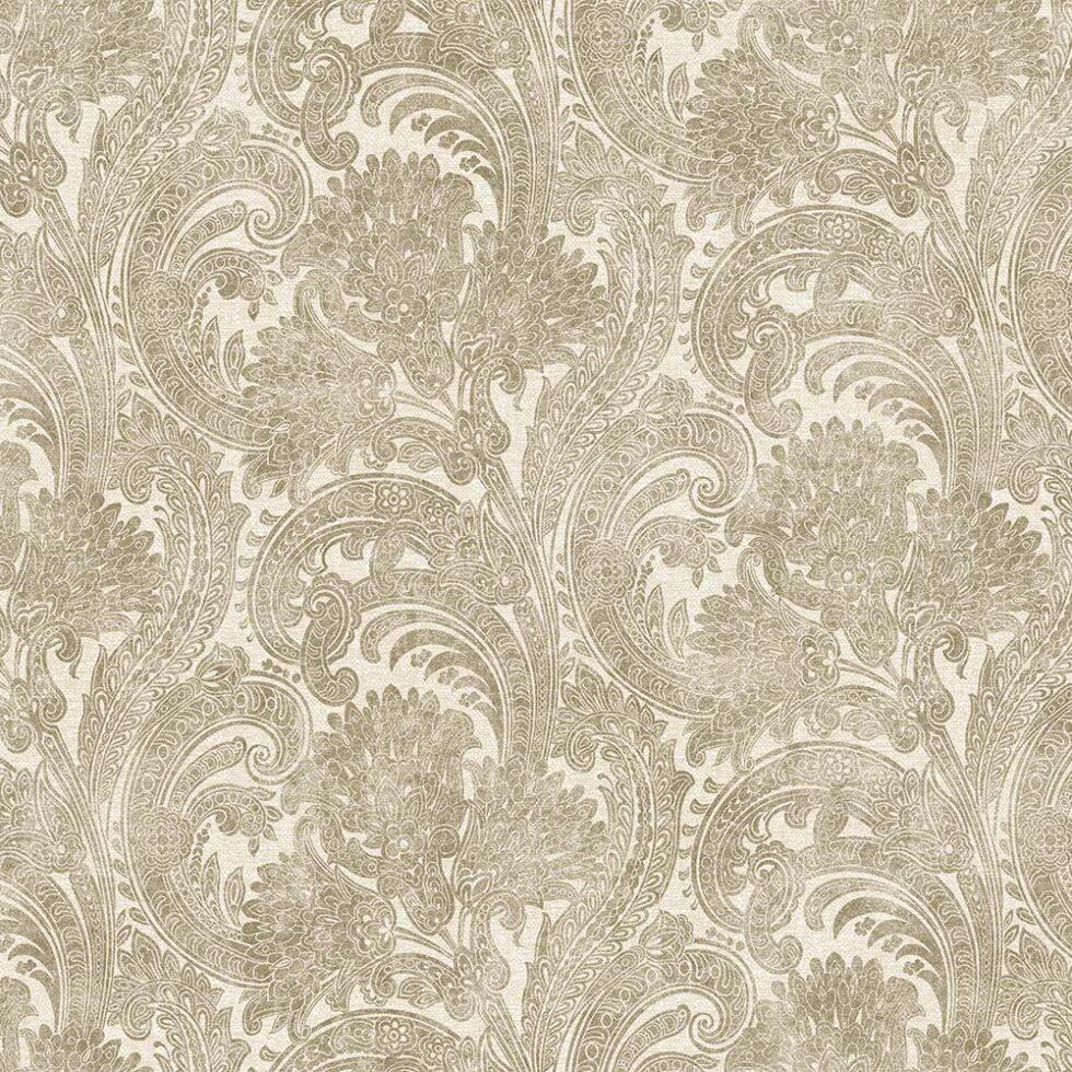 Delicate Classic Paisley Wallpaper Beige Code 4710-3