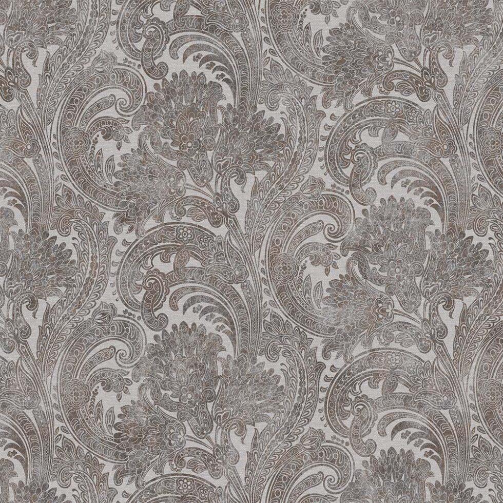 Delicate Classic Paisley Wallpaper Gray Code 4710-4