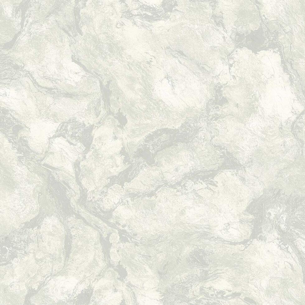 Oxidised Metallised Marble Texture Wallpaper White Code 4712-1