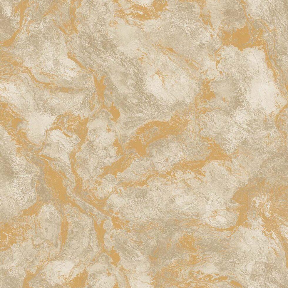 Oxidised Metallised Marble Texture Wallpaper Yellow Code 4712-2