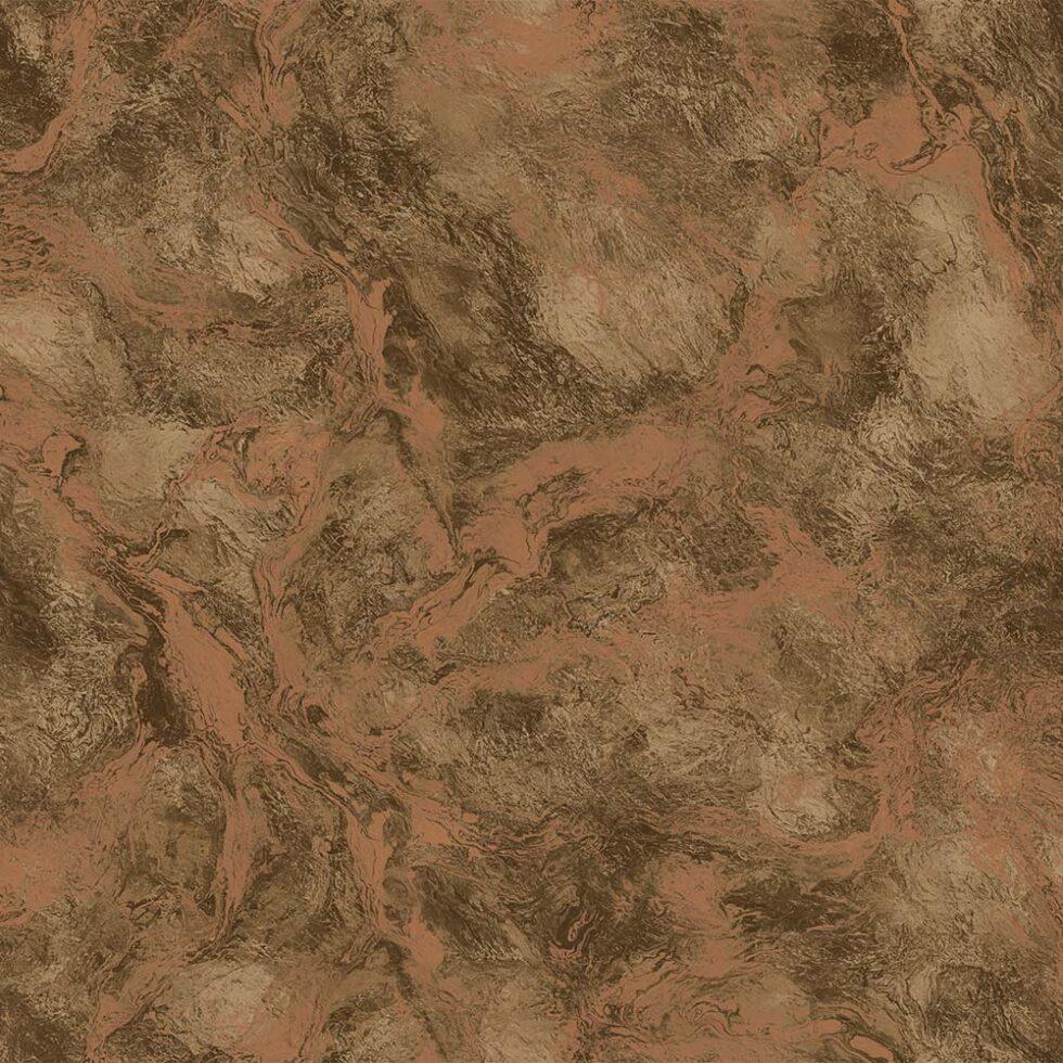 Oxidised Metallised Marble Texture Wallpaper Brown Code 4712-6