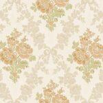 Classic Floral Damask ornament wallpaper Light Beige Code 5802-1