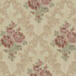 Classic Floral Damask ornament wallpaper Brown Light Code 5802-4