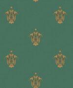 Classic delicate ornament wallpaper Original Green Code 5807-5