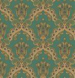 Rich Classical Damask design wallpaper Dark Green Code 5809-5