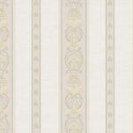 Classic striped ornament wallpaper Light Cream Code 6803-1