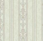 Classic striped ornament wallpaper Gray Green Code 6805-2