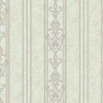 Classic striped ornament wallpaper Gray Green Code 6805-2
