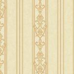 Classic striped ornament wallpaper Gold beige Code 6805-3