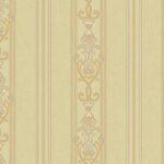 Classic striped ornament wallpaper Dark beige Code 6805-4